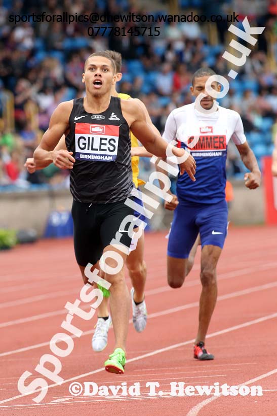Mens 800 metres, British Championships, Birmingham. Photo: David T. Hewitson/Sports for All Pics